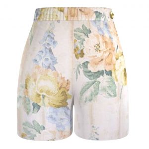 Poom-Poom-Short-Poches-Coeur-Imprimé-Fleurs-Vintage
